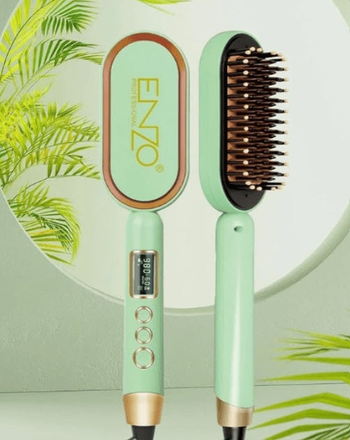 High temperature hair straightener comb for frizz control