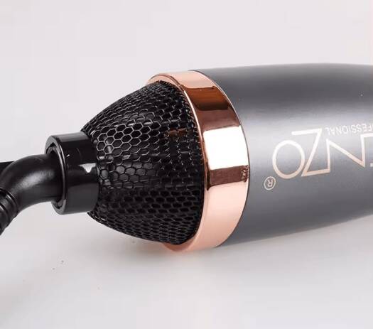 2-in-1 silver hair styler for curls, volume, and smooth hair