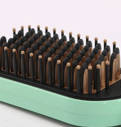 Anti-scald ceramic hair straightening comb UAE | Quick styling heat comb for fine, medium, thick hair